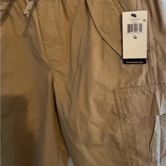 Polo RL Big Boys Tan Shorts - Picture 7 of 15